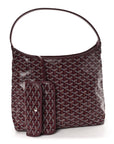 Goyardine Boheme Hobo Burgundy
