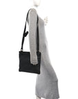 GCCIssima Medium Flat Messenger Bag Black