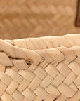 Raffia Basket Tote Bag Natural Tan