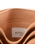 Nappa Intrecciato Card Holder Almond