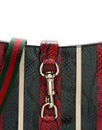 Snakeskin Web Small Jackie 1961 Hobo Green