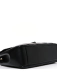 Lambskin Chevron Quilted Large LouLou Black