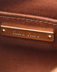 Nappa Knot Top Handle Shoulder Bag Cognac