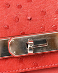 Ostrich Birkin 30 Rouge Vif