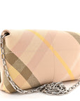 Jacquard Check Soft Snip Mini Chain Bag Teacup