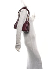 Supple Calfskin Small Madrid Bag Dark Burgundy