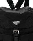 Nylon Vela Medium Backpack Black