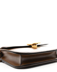 Box Calfskin Medium Classic Box Flap Bag Camel