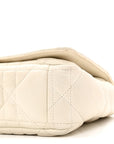 Lambskin Macrocannage Small D1OR Caro Bag Ivory