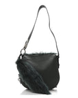 Shearling Small Knight Crossbody Bag Vine