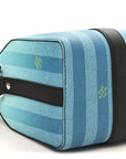 Damier Striped City Keepall Gradient Blue