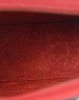 Drummed Calfskin Nano Luggage Merlot