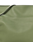 Nappa Flamenco Knot Clutch Rosemary