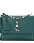 Calfskin Medium Monogram Sunset Malachite