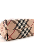 Nova Check Patent Small Chester Bowling Bag Black