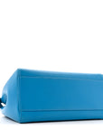 Nappa Colorblock Mini Peekaboo Iconic Satchel Blue Royal Papavero Cuoio