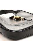 Boarded Dyana Lux Calfskin Small Jackie 1961 Hobo Black