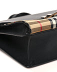 Derby Calfskin Vintage Check Small Macken Crossbody Bag Black