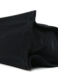 Linen Calfskin Rive Gauche North South Tote Black