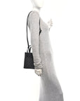 Denim GG Monogram Calfskin Mini Ophidia Tote Bag Black