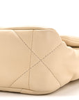 Lambskin Quilted Medium CHNL 19 Flap Beige