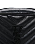 Calfskin Matelasse Monogram Lou Belt Bag Black