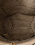 Soft Grained Calfskin Sangle Bucket Bag Taupe