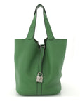 Taurillon Clemence Picotin Lock 26 GM Bamboo