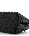 Nappa Intrecciato Small East West Andiamo Shoulder Bag Black