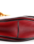 Box Calfskin Medium Classic Box Flap Bag Red