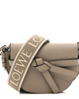Calfskin Jacquard Mini Gate Dual Bag Clay