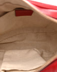Pebbled Calfskin Small Soho Disco Bag Vibrant Red