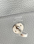 Taurillon Clemence Mini Lindy 20 Bleu Pale