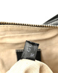 Pebbled Calfskin Small Soho Disco Bag Black