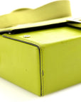 Vitello King FF Lines Embossed Baguette Soft Trunk Wasabi