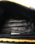 Nappa Matelasse Top Handle Bag Black Soleil
