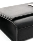 Grain De Poudre Medium Classic Monogram Kate Satchel Black