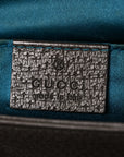 GG Supreme Monogram Web Small Ophidia Chain Shoulder Bag Brown