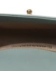 Lambskin Woven Mini Chateau Boy Flap Light Blue