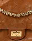 Lambskin Quilted Crush 2.55 Reissue 225 Flap Camel