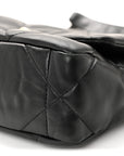 Lambskin Quilted Medium CHNL 19 Flap Black