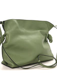 Nappa Flamenco Knot Clutch Rosemary