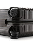 Gloss Polycarbonate Suitcase Compact Brown