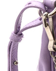 Agneau Arena Le Cagole Mini Purse With Chain Lilac