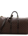 Damier Ebene Keepall Bandouliere 55