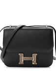 Veau Monsieur Lizard Constance 18 Black Ombre