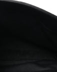 Calfskin Y Quilted Monogram Medium Loulou Chain Satchel Black