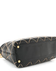 Calfskin Wild Stitch Hobo Black
