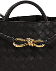 Nappa Intrecciato Small Andiamo Shoulder Bag Fondant