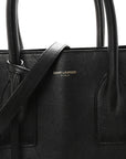 Calfskin Small Sac De Jour Black